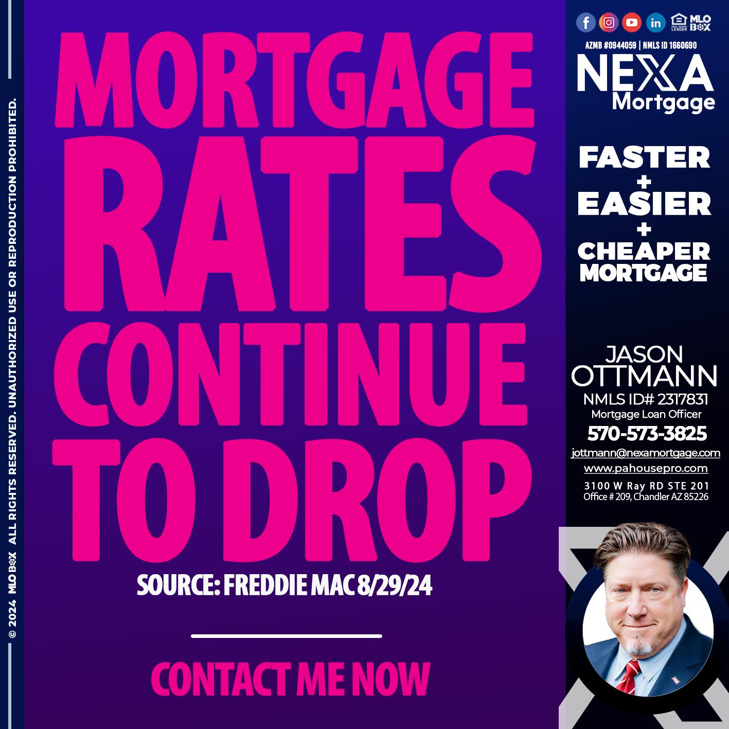 MORTGAGE RATES - Jason Ottmann -Mortgage Loan Officer