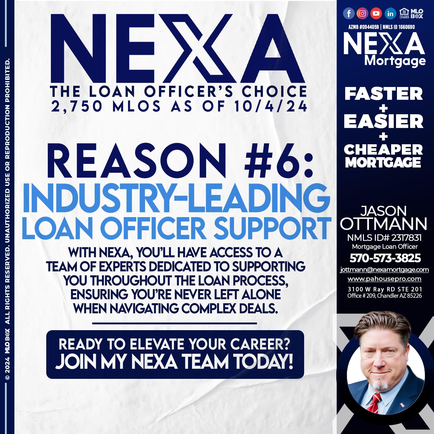 REASON 6 BROKER CHOICE - Jason Ottmann -Mortgage Loan Officer