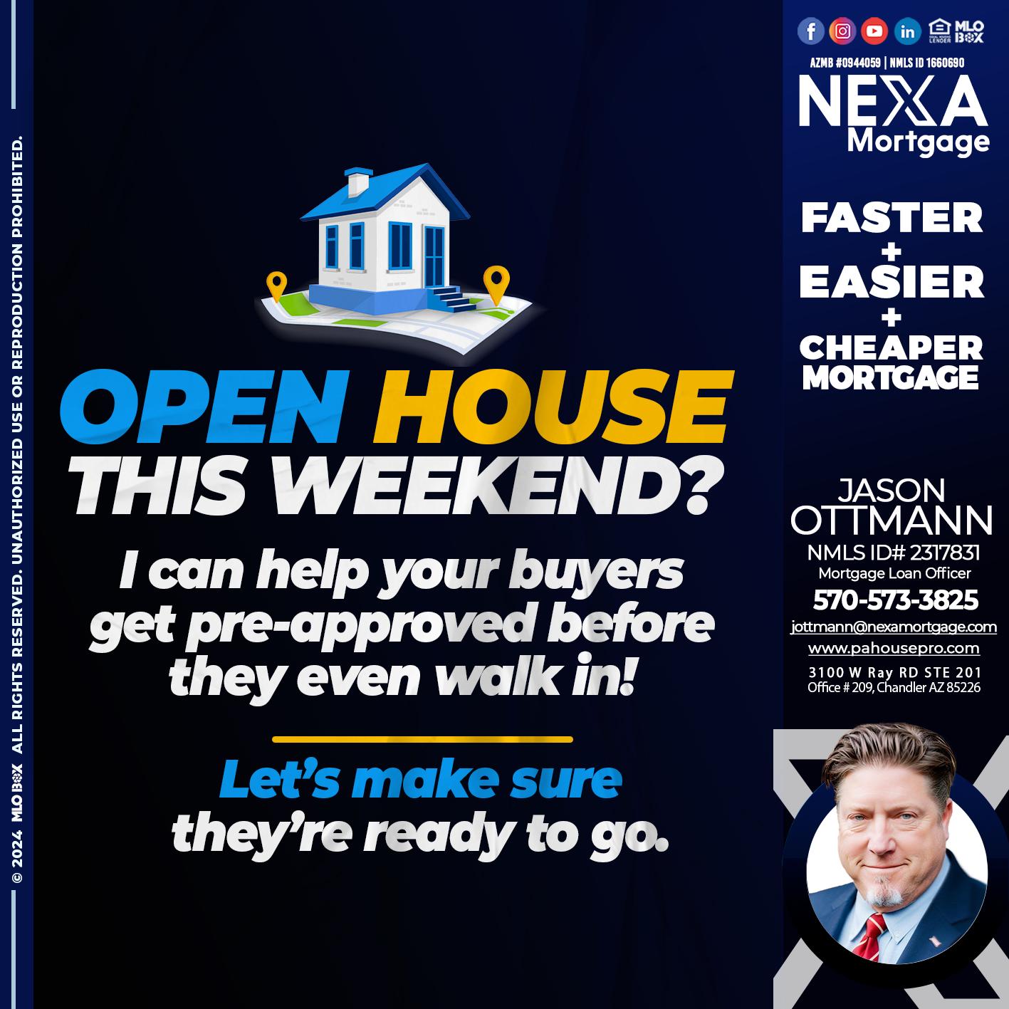 open house - Jason Ottmann -Mortgage Loan Officer